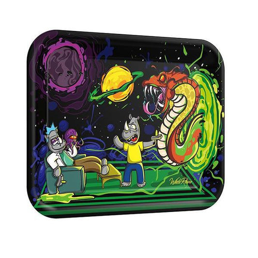 White Rhino 11.5"x 9" Biodegradable Tray - Mad Scientist