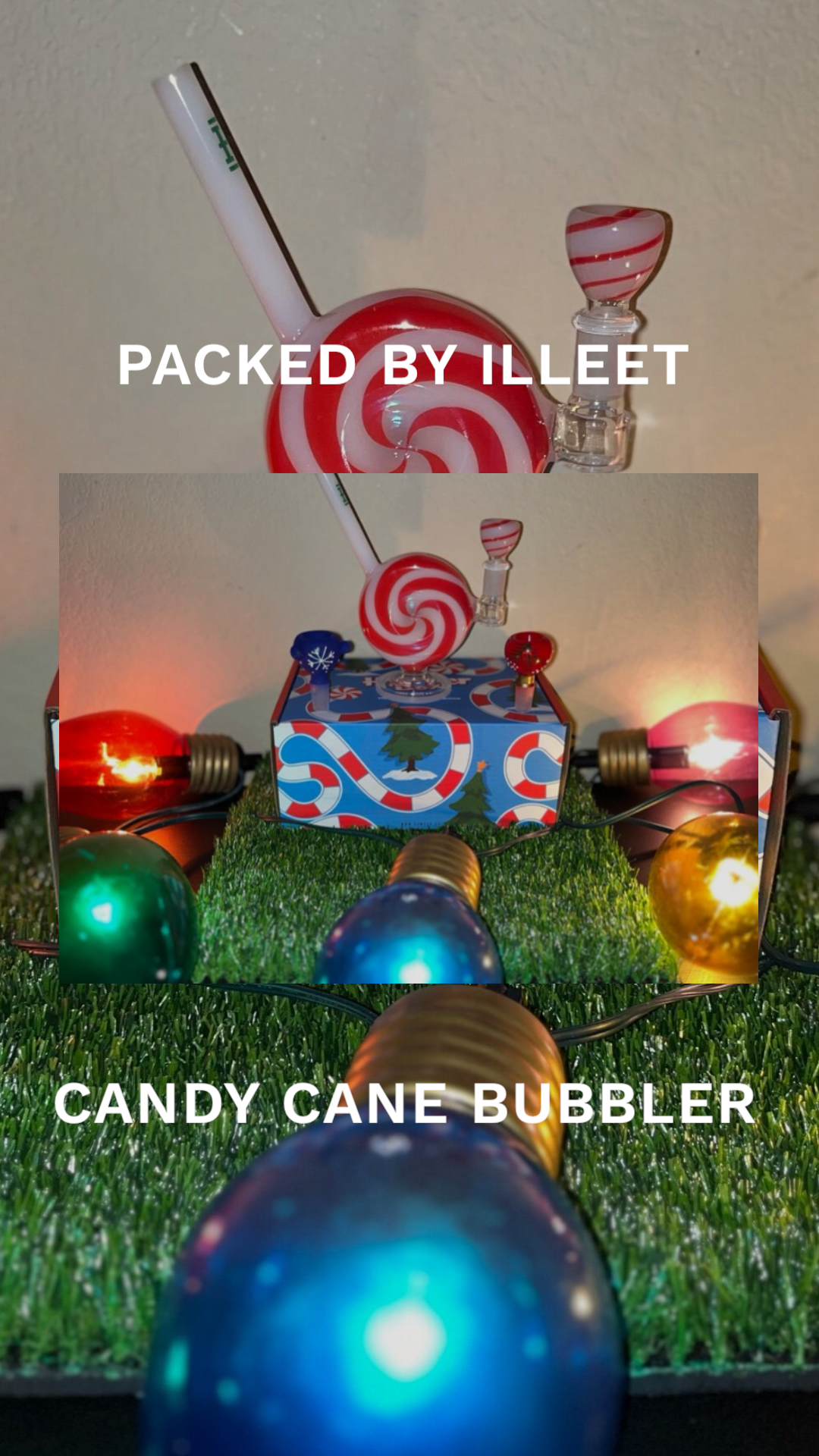Candy Cane Bubbler