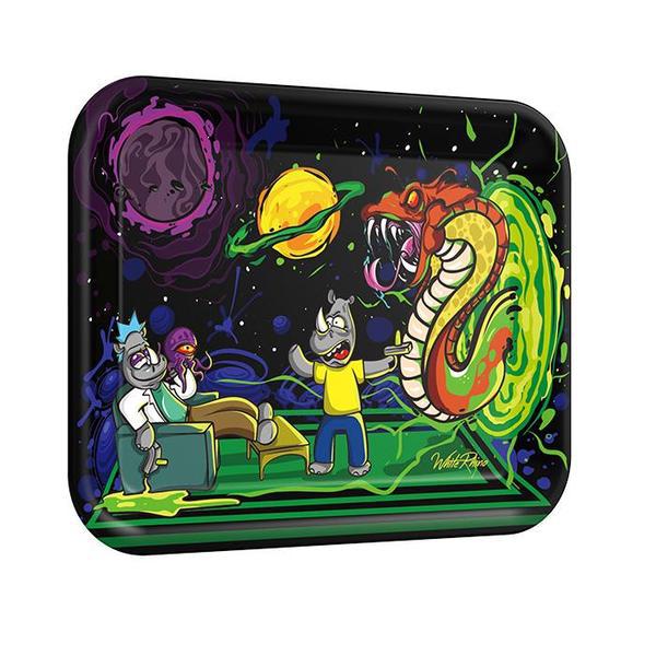 White Rhino 11.5"x 9" Biodegradable Tray - Mad Scientist